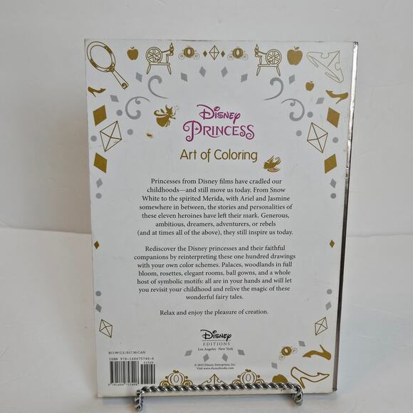 Art of Coloring Disney Princess: 100 Images to Inspire Creativity and Relaxation - Picture 8 of 9